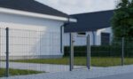 Wicket single gate 2D BOX ZnPVC 1000x1200mm