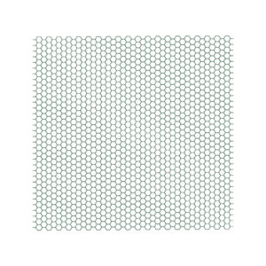 Hexagonal wire mesh ZnPVC RAL 6005 500mm_1