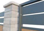 Frame for single-wing gate 1000x1500mm aluminum_4