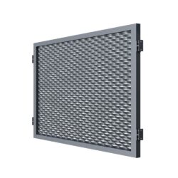 Aluminium Fence panel 2000x1200mm expanded metal_1