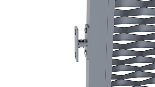 Aluminium Fence panel 2000x1200mm expanded metal_4