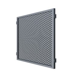 Aluminium Fence panel 2000x1500mm expanded metal_1