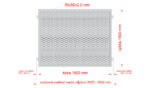 Aluminium Fence panel 2000x1500mm expanded metal_6
