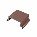 Aluminium distance bar 10mm brown_1