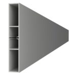 Aluminium profile 120x19
