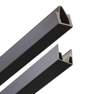 Aluminium strips bottom+top