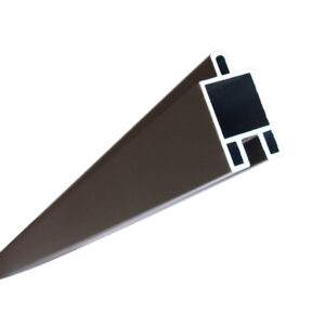 Aluminum decorative strip 1830mm grey_1