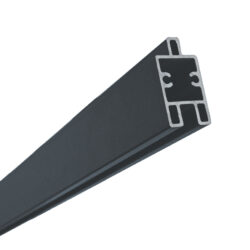 Aluminum partition strip bottom/decorative