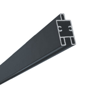 Aluminum partition strip bottom/decorative