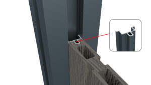 Aluminum strip for vertical installation 1738mm tongue anthracite_2