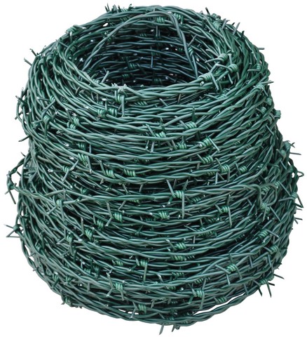 Barbed wire ZnPVC 2 Barbed wire ZnPVC 2