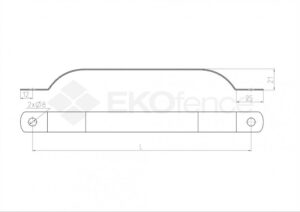 Brace band ZnPVC D48mm anthracite_2