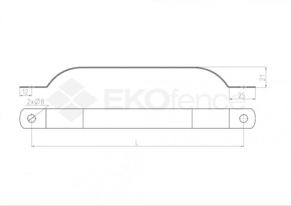 Brace band ZnPVC D48mm anthracite_2