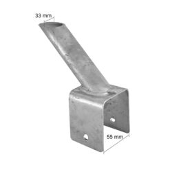 Brace base for gravel board Zn_1