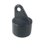Brace railend cap AlPVC D38mm anthracite_1