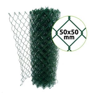 Chain-link fence ZnPVC 53x53mm 1