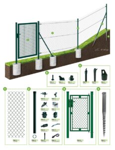 Chain-link fence ZnPVC 53x53mm 2x25m anthracit_3