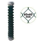 Chain-link fence ZnPVC 60x60mm 1