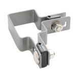 Corner clamp ZnPVC 60x40mm grey_1