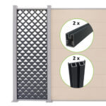 Decorative panel with accessories 620x1820mm_1