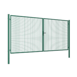 Double wing gate Round ZnPVC 4000x1800mm