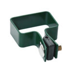 End clamp ZnPVC 60x40mm green_1