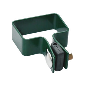 End clamp ZnPVC 60x40mm green_1