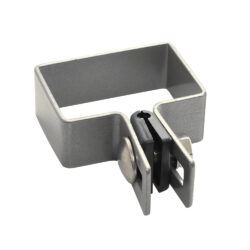 End clamp ZnPVC 60x40mm grey_1