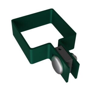 End clamp ZnPVC 80x80mm green_1