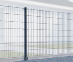 Fence post 60x40mm ZnPVC 1400mm 1.5mm anthracite_2