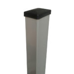 Fence post 60x40mm ZnPVC 2500mm gray_1