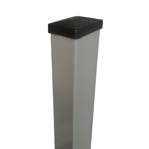 Fence post 60x40mm ZnPVC 2500mm gray_1