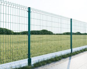 Fence post 60x40mm ZnPVC 2500mm green_2