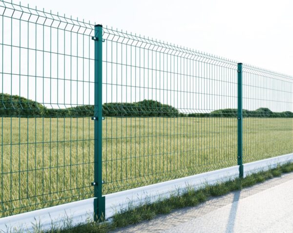 Fence post 60x40mm ZnPVC 2500mm green_2
