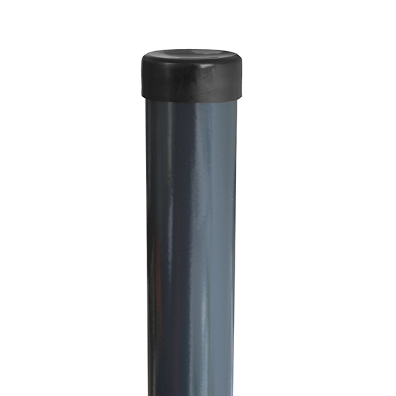 Fence post D48mm ZnPVC 3000mm anthracite_1 Fence post D48mm ZnPVC 3000mm anthracite_1