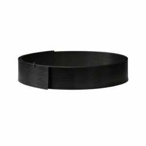 Fence strip PP black 47mm