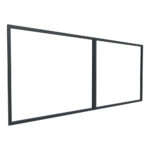 Frame for double-wing gate 4000x1800mm aluminum_1