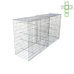 Gabion basket 200x100x50cm eye 5x10cm middle_1