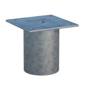 Ground screw extension Zn 90x90x60mm_1