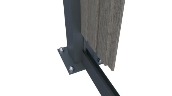 "H" profile 1750mm for vertical fence mounting