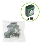 Joining clamp for panels PVC green 10pcs_1