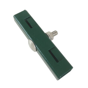 Joining clip for weldmesh 2D panel ZnPVC green_1