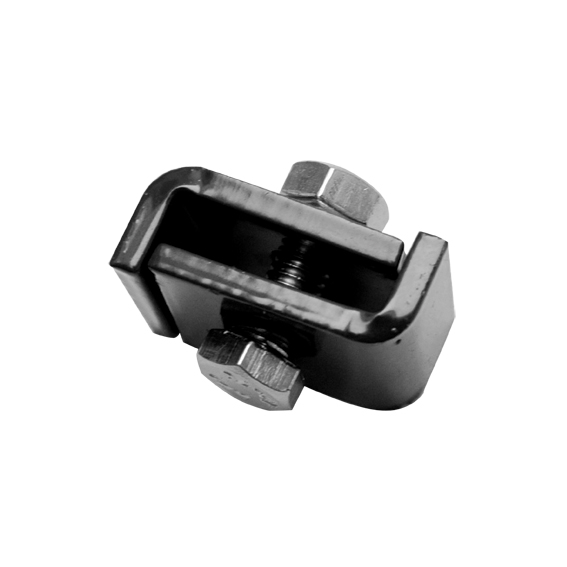 Joining clip for weldmesh panel ZnPVC anthracite_1