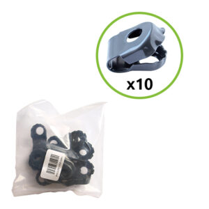 Mesh panel fixing clip ZnPVC anthracite 10pcs_1