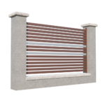 Modular Aluminium Fencing 1200mm SIA 50-H2S_2