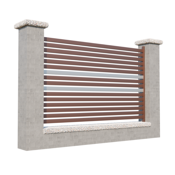 Modular Aluminium Fencing 1200mm SIA 50-H2S_2