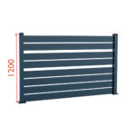 Modular Aluminium Fencing 1200mm TIA 120-A_2