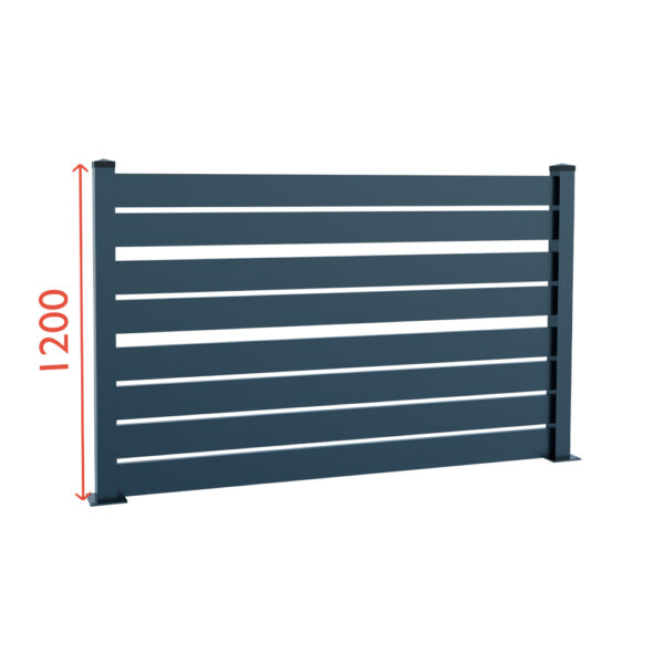 Modular Aluminium Fencing 1200mm TIA 120-A_2