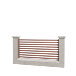 Modular Aluminium Fencing 925mm MIA 50-H_2