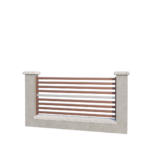 Modular Aluminium Fencing 925mm MIA 50-H1S_2